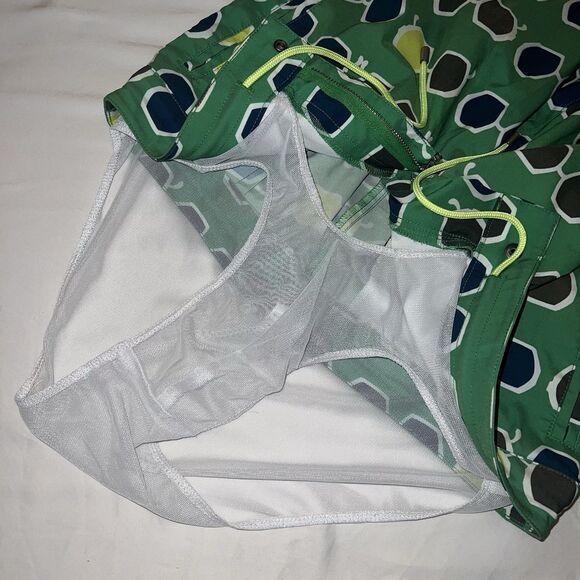 Mr. Turk Men’s Honolulu Board Shorts Sunglasses Print Abstract 6.5” Green 32 - Picture 7 of 9